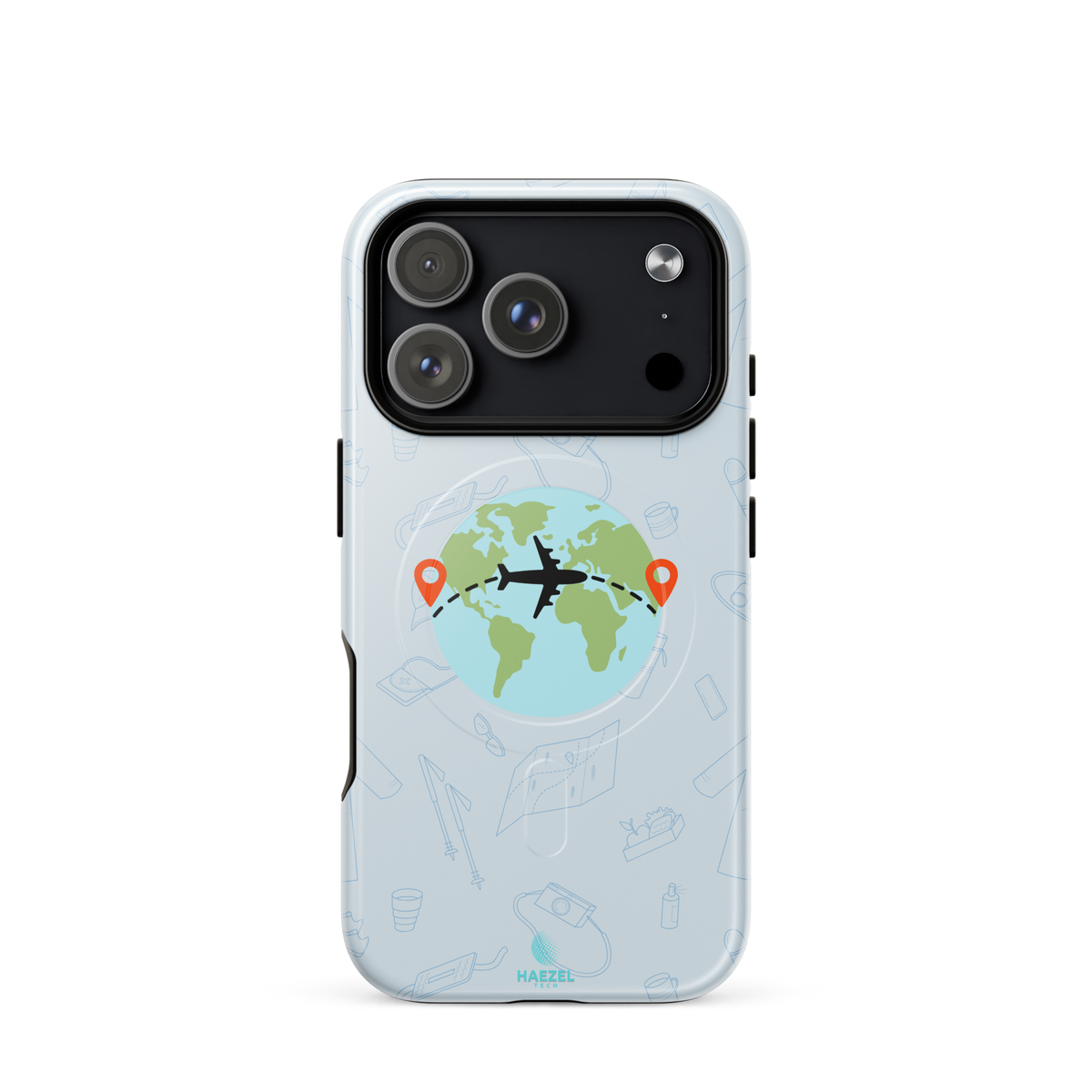 Vacation Mode iPhone Case, vacation mode design. Haezel Tech Explorer Series, view 17