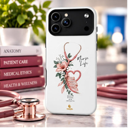 The Devotion Ivory iPhone Case lifestyle mockup 1