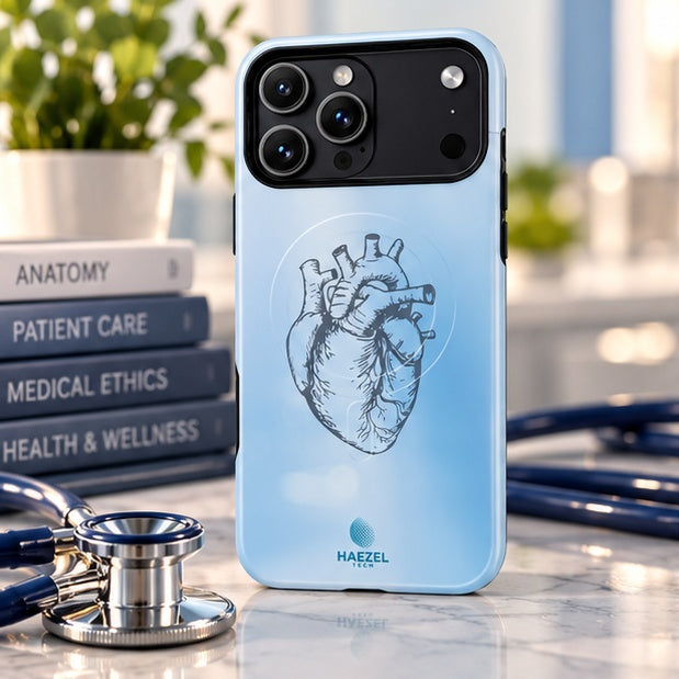 Doctor Medical Blue iPhone Case lifestyle scene 1