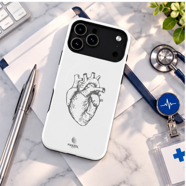 Doctor Medical iPhone Case — medical desk flat lay