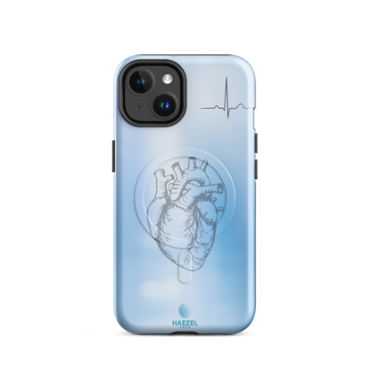 Doctor Medical Blue iPhone Case, medical design in blue. Haezel Tech Healer Series, view 2