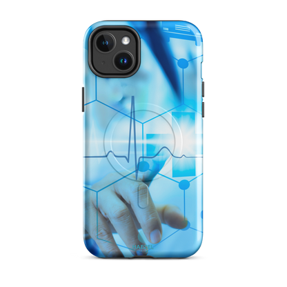 RN Nurse iPhone Case, RN registered nurse design. Haezel Tech Healer Series, view 3
