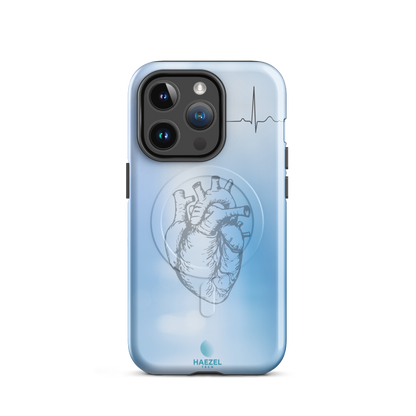 Doctor Medical Blue iPhone Case, medical design in blue. Haezel Tech Healer Series, view 4