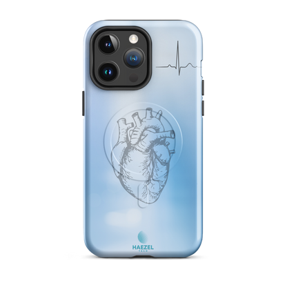 Doctor Medical Blue iPhone Case, medical design in blue. Haezel Tech Healer Series, view 5