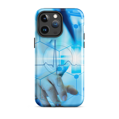 RN Nurse iPhone Case, RN registered nurse design. Haezel Tech Healer Series, view 5