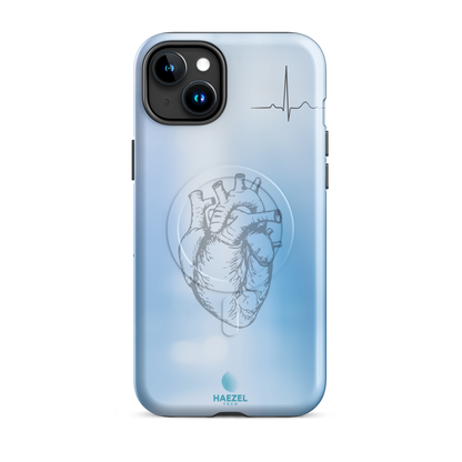 Doctor Medical Blue iPhone Case, medical design in blue. Haezel Tech Healer Series, view 6