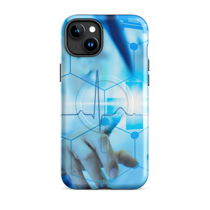 RN Nurse iPhone Case, RN registered nurse design. Haezel Tech Healer Series, view 6