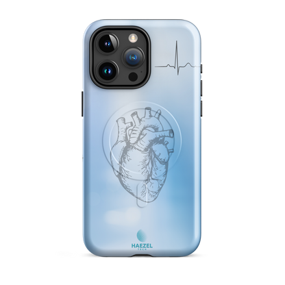 Doctor Medical Blue iPhone Case, medical design in blue. Haezel Tech Healer Series, view 8