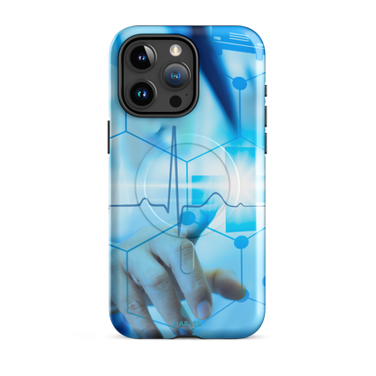 RN Nurse iPhone Case, RN registered nurse design. Haezel Tech Healer Series, view 8