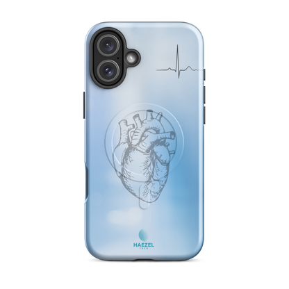 Doctor Medical Blue iPhone Case, medical design in blue. Haezel Tech Healer Series, view 10
