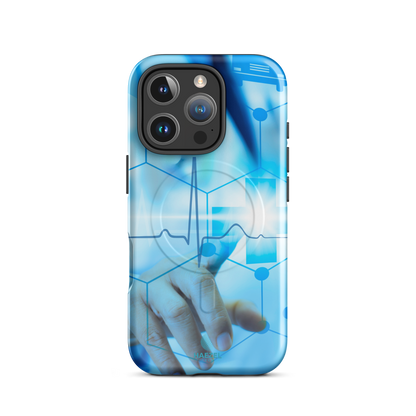 RN Nurse iPhone Case, RN registered nurse design. Haezel Tech Healer Series, view 11