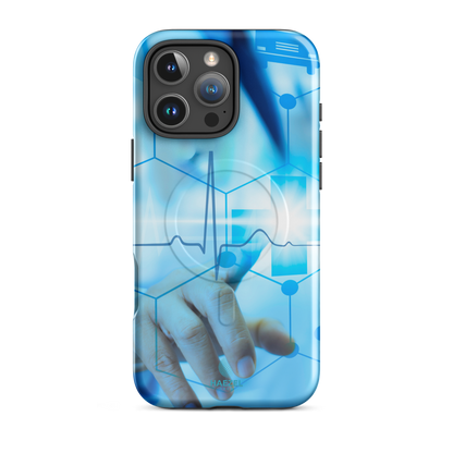 RN Nurse iPhone Case, RN registered nurse design. Haezel Tech Healer Series, view 12