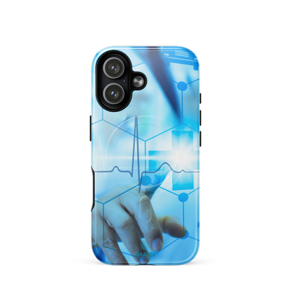 RN Nurse iPhone Case, RN registered nurse design. Haezel Tech Healer Series, view 13