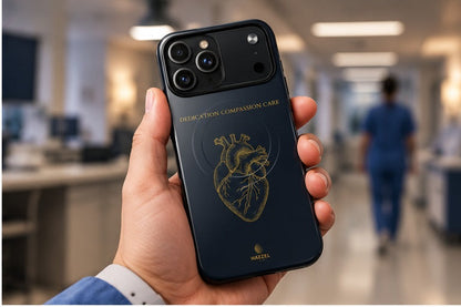 The Nightingale iPhone Case — hospital hallway in hand