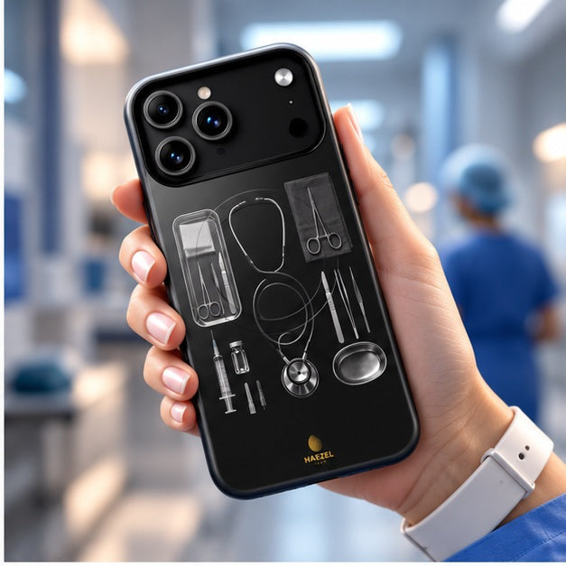 The Theatre iPhone Case — handheld hospital scene